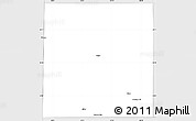 Silver Style Simple Map of Yoakum County