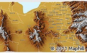 Physical 3D Map of ZIP code 84006