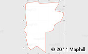Silver Style Simple Map of ZIP code 84006