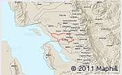 Shaded Relief 3D Map of ZIP code 84015