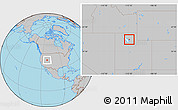 Gray Location Map of ZIP code 84015