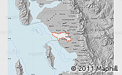 Gray Map of ZIP code 84015