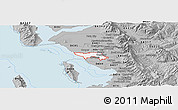 Gray Panoramic Map of ZIP code 84015