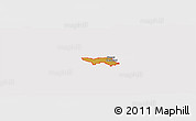 Physical Panoramic Map of ZIP code 84015, cropped outside