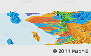 Political Panoramic Map of ZIP code 84015