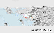 Silver Style Panoramic Map of ZIP code 84015