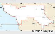 Classic Style Simple Map of ZIP code 84015