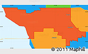Political Simple Map of ZIP code 84015