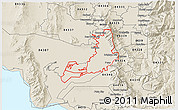 Shaded Relief 3D Map of ZIP code 84302