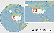 Savanna Style Location Map of ZIP code 84302, highlighted country, highlighted state, within the entire country, hill shading
