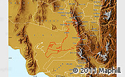 Physical Map of ZIP code 84302