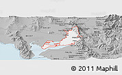 Gray Panoramic Map of ZIP code 84302