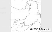 Blank Simple Map of ZIP code 84302, no labels