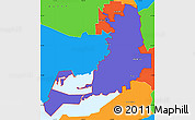 Political Simple Map of ZIP code 84302