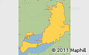 Savanna Style Simple Map of ZIP code 84302