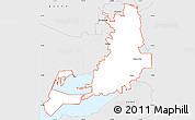 Silver Style Simple Map of ZIP code 84302