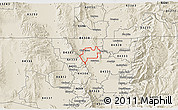 Shaded Relief 3D Map of ZIP code 84305