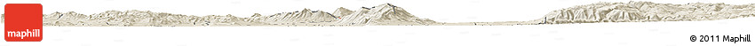 Shaded Relief Horizon Map of ZIP Code 84305