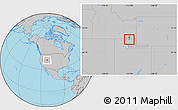 Gray Location Map of ZIP code 84305