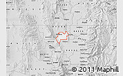 Silver Style Map of ZIP code 84305