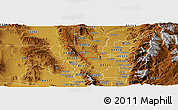 Physical Panoramic Map of ZIP code 84305