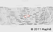 Silver Style Panoramic Map of ZIP code 84305