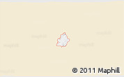 Classic Style 3D Map of ZIP code 84306, single color outside