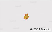 Physical 3D Map of ZIP code 84306, cropped outside