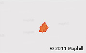 Political 3D Map of ZIP code 84306, cropped outside