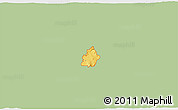 Savanna Style 3D Map of ZIP code 84306, single color outside