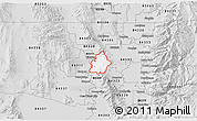 Silver Style 3D Map of ZIP code 84306