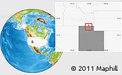 Physical Location Map of ZIP code 84306, highlighted country, highlighted state