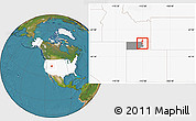 Satellite Location Map of ZIP code 84306, highlighted country, highlighted county
