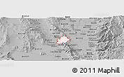 Gray Panoramic Map of ZIP code 84306
