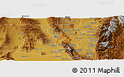 Physical Panoramic Map of ZIP code 84306