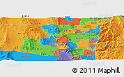 Political Panoramic Map of ZIP code 84306