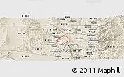Shaded Relief Panoramic Map of ZIP code 84306