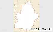 Classic Style Simple Map of ZIP code 84306