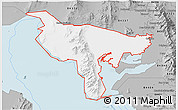Gray 3D Map of ZIP code 84307