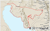 Shaded Relief 3D Map of ZIP code 84307