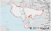 Silver Style 3D Map of ZIP code 84307