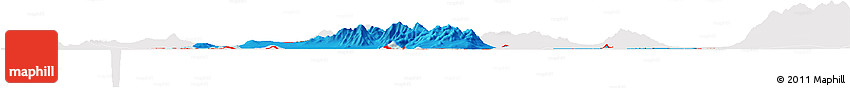 Political Horizon Map of ZIP Code 84307, cropped outside