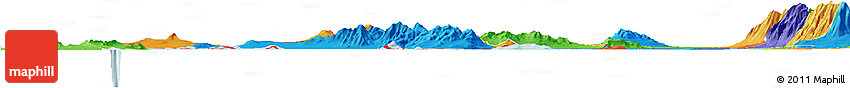 Political Horizon Map of ZIP Code 84307