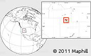 Blank Location Map of ZIP code 84307