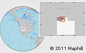 Gray Location Map of ZIP code 84307, highlighted county, highlighted state