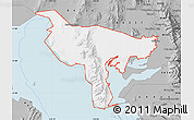Gray Map of ZIP code 84307