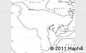 Blank Simple Map of ZIP code 84307