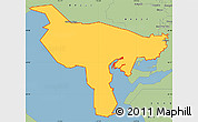 Savanna Style Simple Map of ZIP code 84307