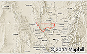 Shaded Relief 3D Map of ZIP code 84308