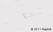 Silver Style 3D Map of ZIP code 84308, single color outside
